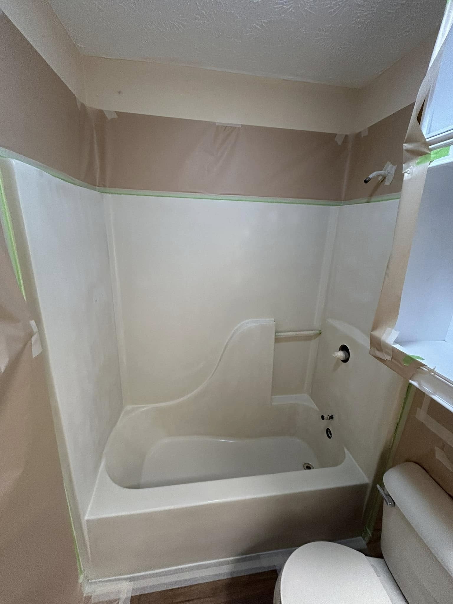 Shower 2 before refinishing